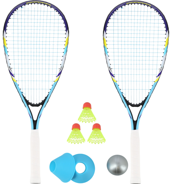 
NORTHIX, 
Crossminton Set With 2 Rackets, Shuttlecocks, Markers, Ball, 
Detail 1
