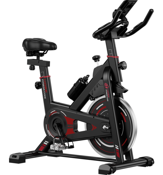 
HOMEFITNESSCODE, 
D1 Stationary Bike &ndash; Quiet, Adjustable Resistance (8kg Flywheel), 
Detail 1
