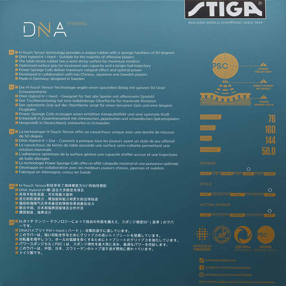 STIGA, DNA Hybrid H