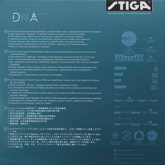 STIGA, DNA Hybrid M