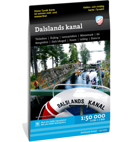 950511101101 CALAZO Dalslands Kanal 1:50.000  Standard Detail