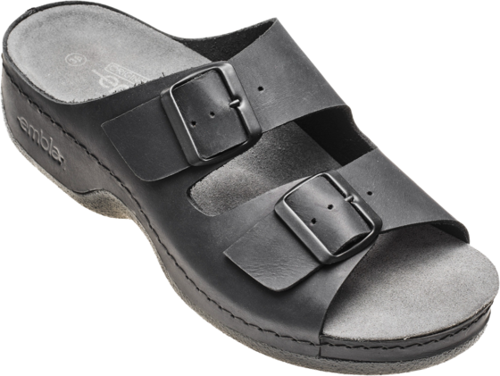 
EMBLA, 
Damsandal Svart, 
Detail 1
