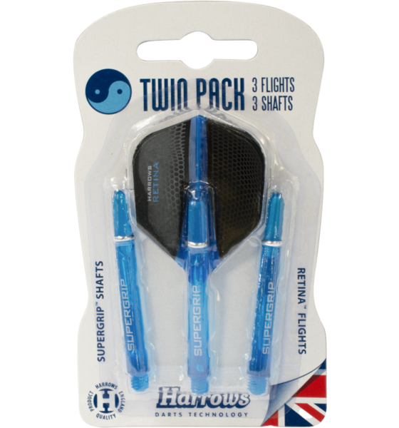 
HARROWS, 
Dart Twin Pack Flights And Shaft, 
Detail 1
