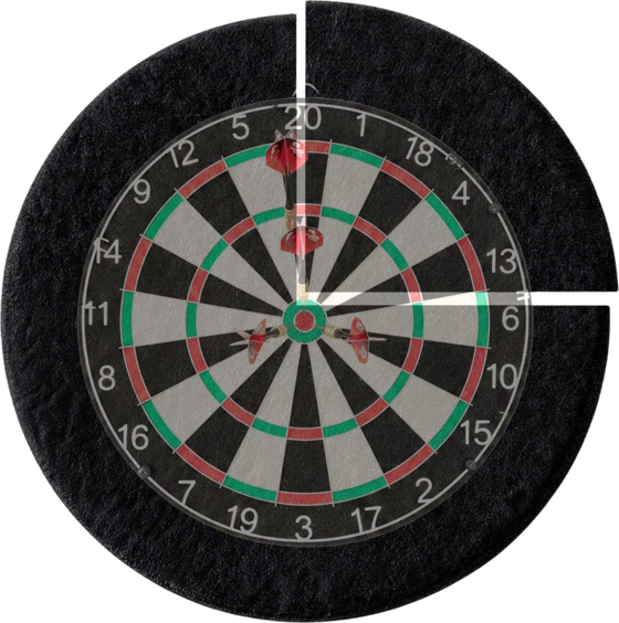 
NORTHIX, 
Dartboard Surround, 4-piece Felt, Noise Reduction, 
Detail 1
