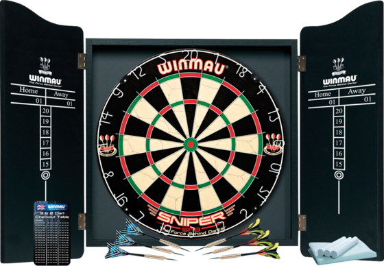 
WINMAU, 
Darts Set Winmau Pro Cabinet, Board And Darts, 
Detail 1
