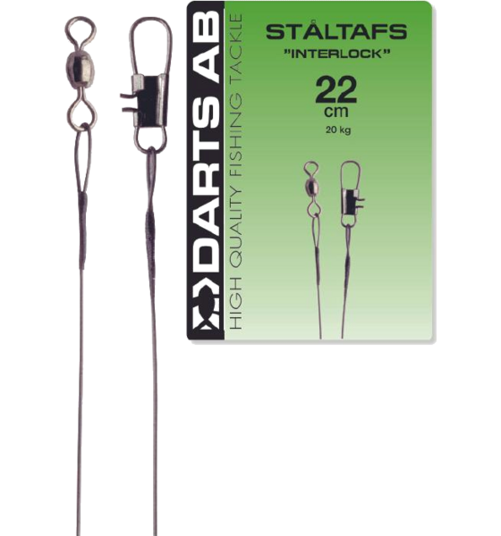 
DARTS, 
Darts Ståltafs Interlock 30cm, 
Detail 1
