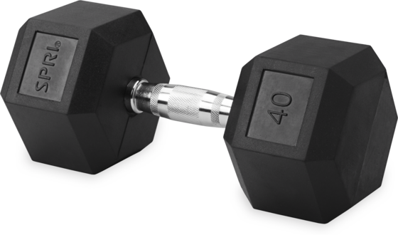 
SPRI, 
Deluxe Rubber Dumbbell 18,1kg, 
Detail 1
