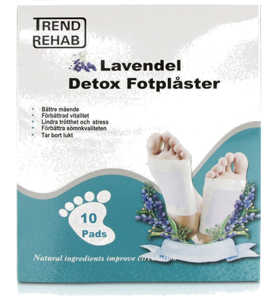 
TRENDREHAB, 
Detoxpl&aring;ster Med Lavendel 10-pack &ndash; Naturlig Rening Och Avslappning, 
Detail 1
