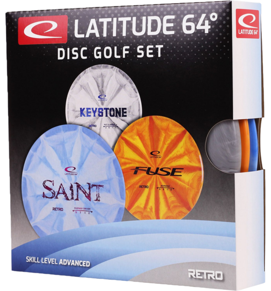 
LATITUDE 64, 
Disc Golf Retro Burst Advanced Startset, 
Detail 1
