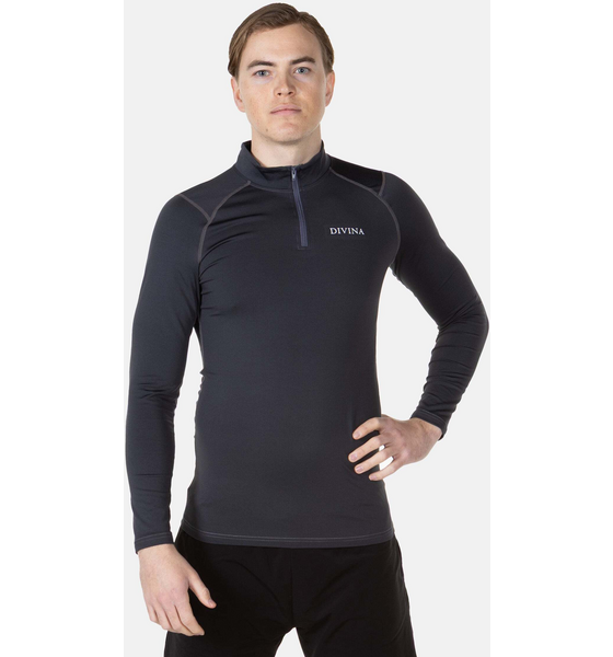 
DIVINA, 
Divina Half-zip Shirt "volant", 
Detail 1
