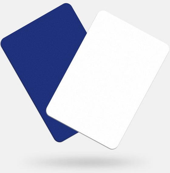 
KOSA, 
Domarkort Blå/vit, 
Detail 1
