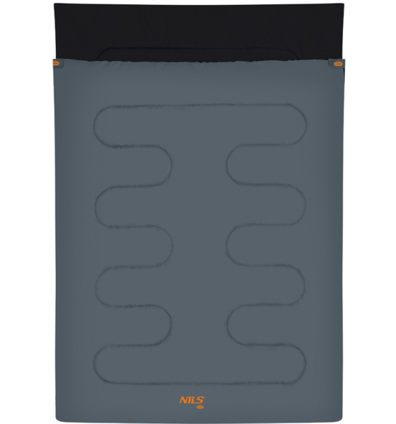 
NORTHIX, 
Double Sleeping Bag, Anthracite-orange, 2-person, 
Detail 1
