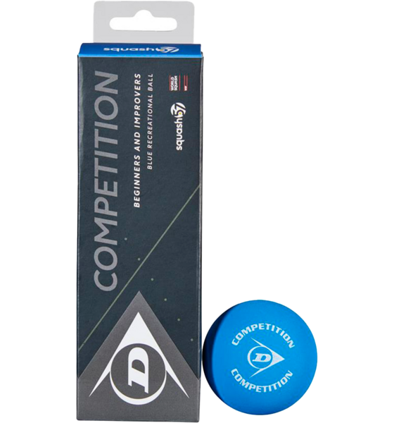 
DUNLOP, 
Dunlop Competition Racketball-bollar 3-pack, 
Detail 1
