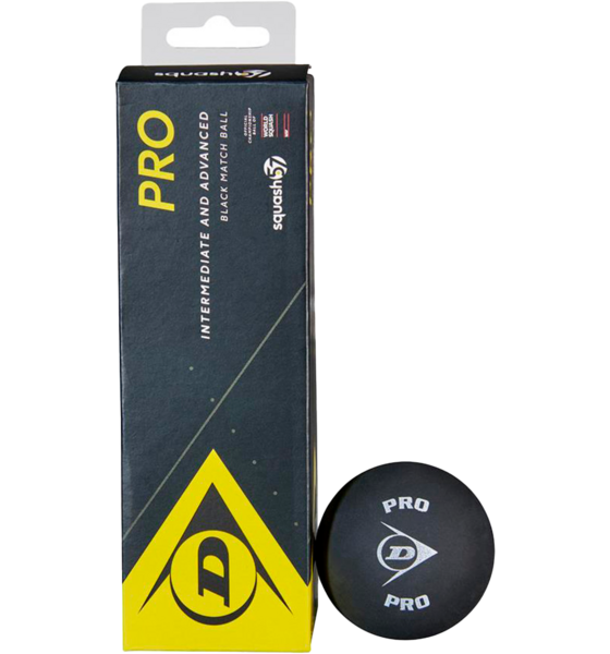 
DUNLOP, 
Dunlop Pro Racketball-bollar 3-pack, 
Detail 1
