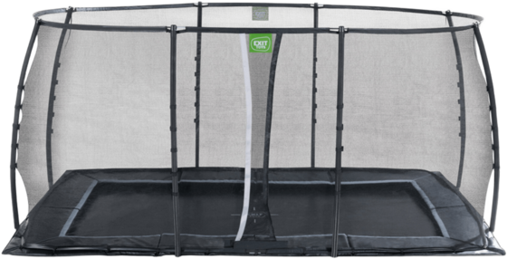 
EXIT, 
Dynamic Marktrampolin 244x427cm Med Skyddsn&auml;t - Svart, 
Detail 1
