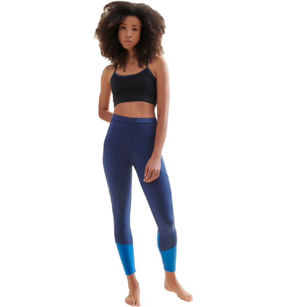 
WELLICIOUS, 
Easy Colour Block Leggings - Deep Night Blue/shoreline Blue, 
Detail 1
