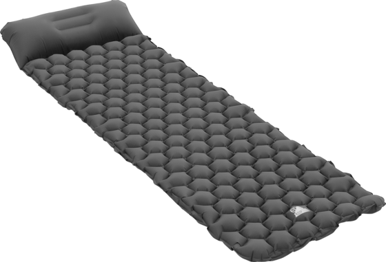 
ECD GERMANY, 
Ecd Germany Inflatable Camping Mattress, Grey Sleeping Pad, Built In Pillow For Hiking Travel, 
Detail 1
