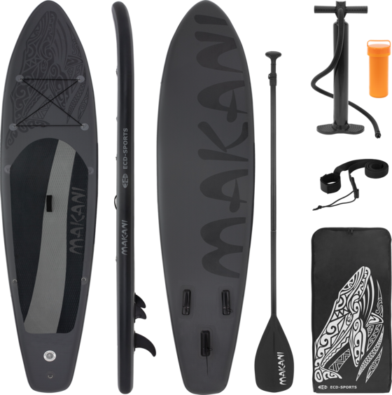 
ECD GERMANY, 
Ecd Germany Inflatable Stand Up Paddle Board Makani 320 X 80 X 15 Cm Black Pvc Sup Board Set Up, 
Detail 1
