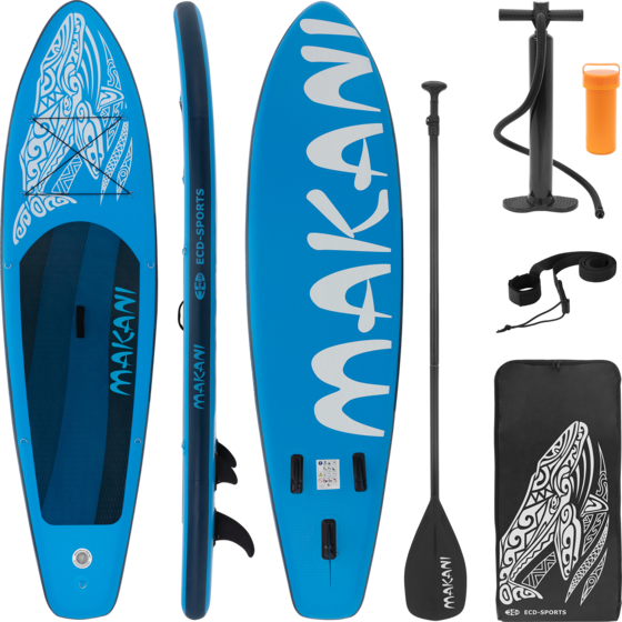
ECD GERMANY, 
Ecd Germany Inflatable Stand Up Paddle Board Makani 320 X 80 X 15 Cm Blue Pvc Sup Board Set Up, 
Detail 1

