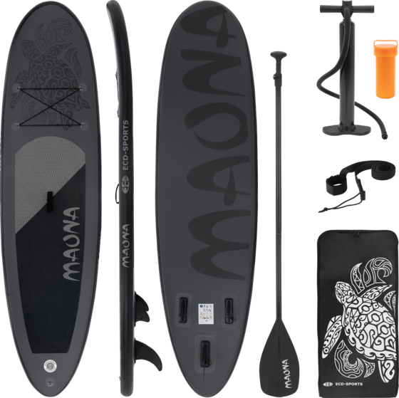 
ECD GERMANY, 
Ecd Germany Inflatable Stand Up Paddle Board Maona 308 X 78 X 10 Cm Black Pvc Sup Board Set Up, 
Detail 1
