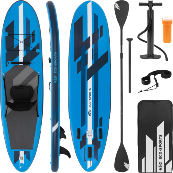 
ECD GERMANY, 
Ecd Germany Inflatable Stand Up Paddle Board With Kayak Seat 320 X 82 X 15 Cm Blue Pvc Sup Paddle, 
Detail 1
