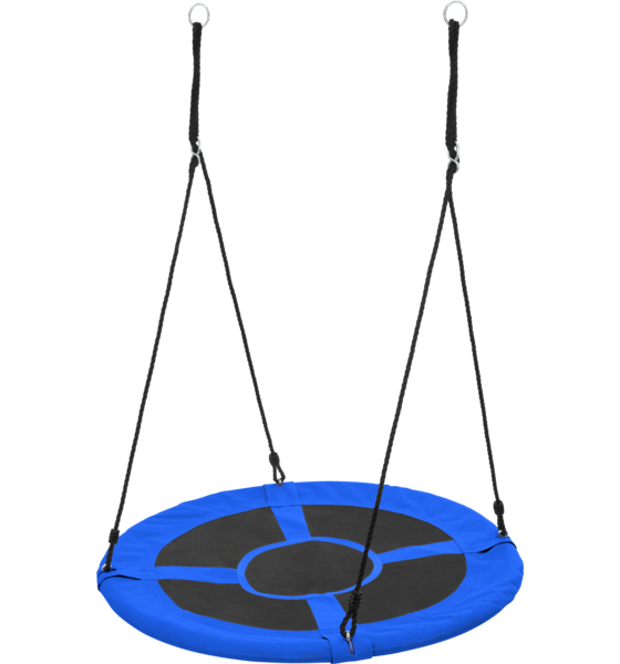 
ECD GERMANY, 
Ecd Germany Nest Swing &Oslash;100 Cm, Blue, Round Saucer Seat For Children Adults, Height Adjustable, 
Detail 1
