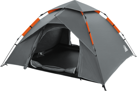 
ECD GERMANY, 
Ecd Germany Pop Up Tent For 3 4 People Grey Outdoor Beach Tent With 2 Doors Weatherproof Camping, 
Detail 1
