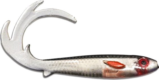 
EJ LURES, 
Ej Lures Flatnose Dragon Ghost Roach 26cm, 50gr, 
Detail 1
