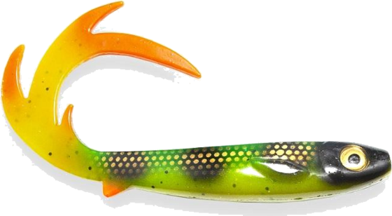 
EJ LURES, 
Ej Lures Flatnose Dragon Spotted Mamba 26cm, 50gr, 
Detail 1
