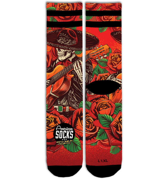 948177101101 AMERICAN SOCKS El Mariachi - Mid High  Standard Detail