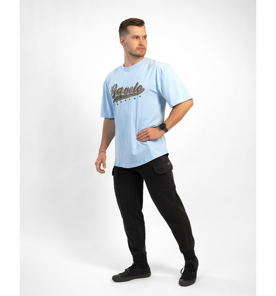 
GAVELO, 
El Segundo Oversize T-shirt Blue, 
Detail 1
