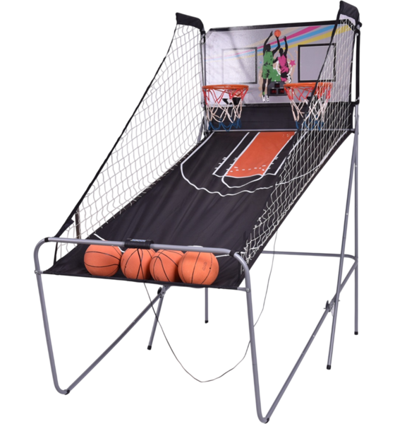 
NORTHIX, 
Electronic Basketball Arcade Game, Double Hoop, Led Scoreboard, 
Detail 1
