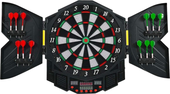 
NORTHIX, 
Electronic Dartboard With Led Display, 12 Darts, 27 Games, 
Detail 1
