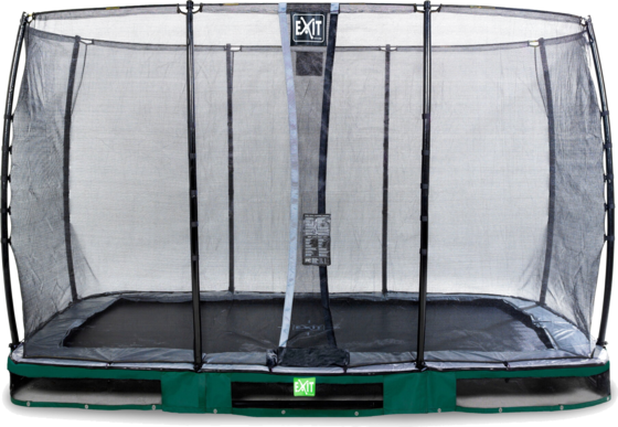 
EXIT, 
Elegant Nedgrävd Studsmatta 244x427cm Med Economy Skyddsnät - Grön, 
Detail 1
