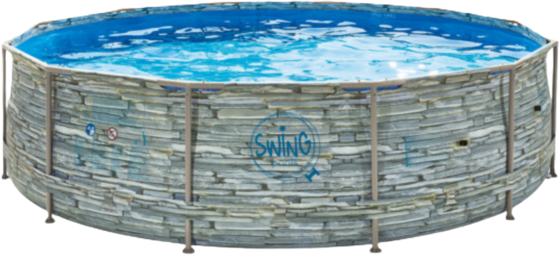 
SWING, 
Elite - Stone Frame Pool - 3.66 X 0.91m, Stone Design, 
Detail 1
