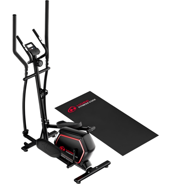 
HOMEFITNESSCODE, 
Elliptisk Crosstrainer,16 Motst&aring;ndsniv&aring;er, Kompakt Och Tyst(med Matta), 
Detail 1
