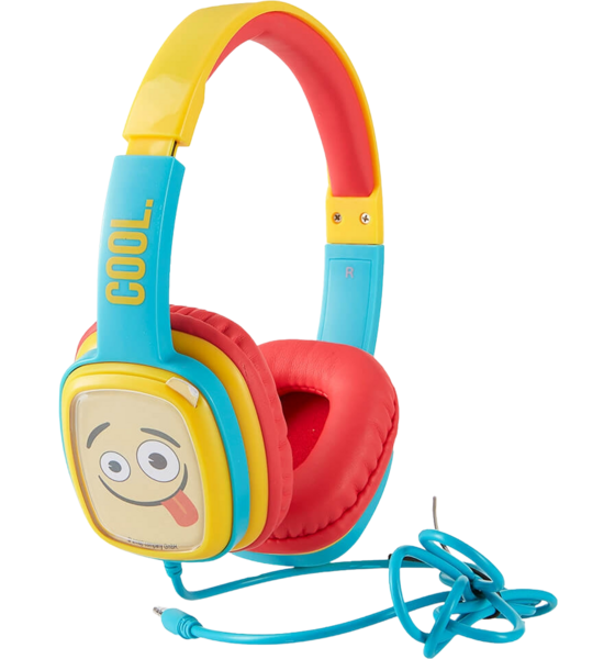 
EMOJI, 
Emoji Headphones Flip'n'switch Junior On-ear Wired Blue 85db, 
Detail 1
