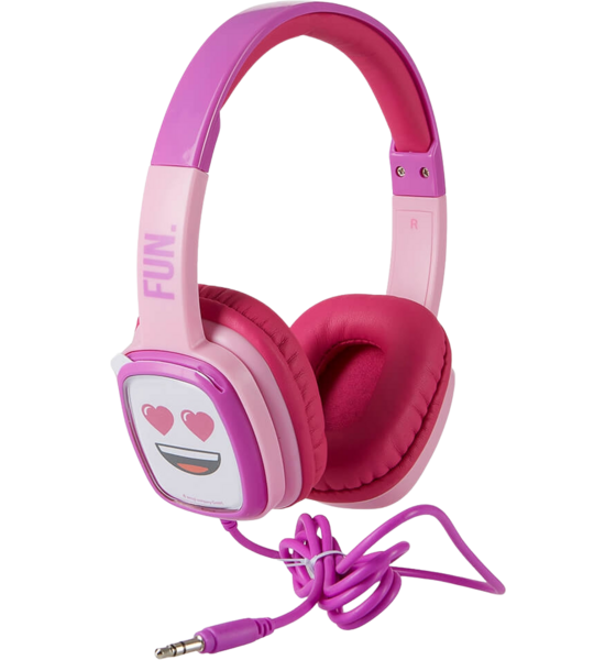 
EMOJI, 
Emoji Headphones Flip'n'switch Junior On-ear Wired Pink 85db, 
Detail 1
