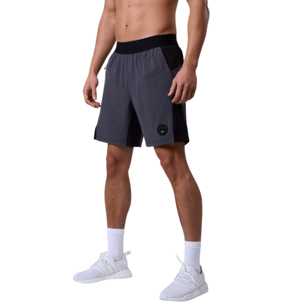 950106101101 CLN ATHLETICS Energy Stretch Shorts 2.0 Dark Grey  Model01 Detail