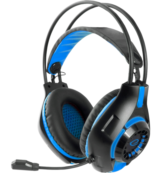 
ESPERANZA, 
Esperanza Gaming Headphones With Microphone Deathstrike Blue, 
Detail 1
