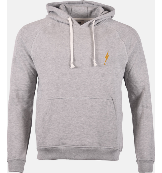 
LIGHTNING BOLT, 
Essential Heather Fleece Hoodie, 
Detail 1
