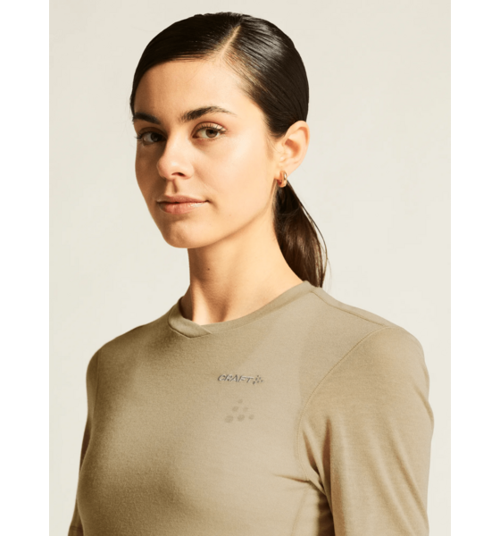 
CRAFT, 
Everyday Wool Ss Tee W, 
Detail 1
