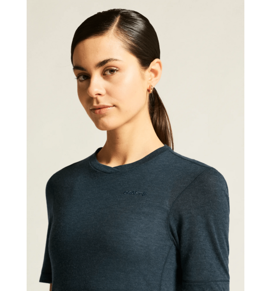 
CRAFT, 
Everyday Wool Ss Tee W, 
Detail 1
