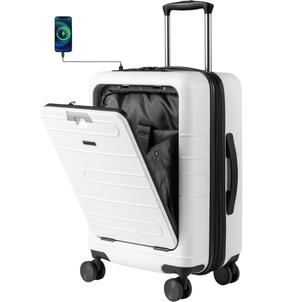 
NORTHIX, 
Expandable 20"" Lightweight Pc Hardshell Carry-on Luggage, 
Detail 1

