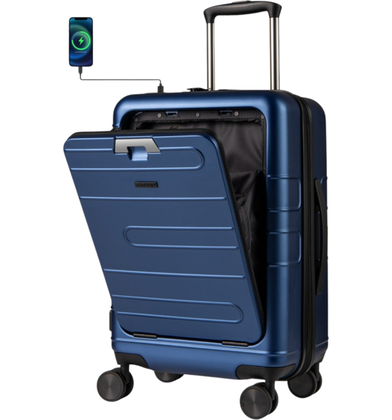 
NORTHIX, 
Expandable 20"" Lightweight Pc Hardshell Luggage With Usb Port, 
Detail 1

