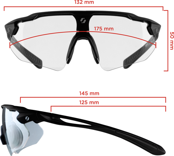 
STIGA, 
Eyewear Performance Kit Black - M, 
Detail 5
