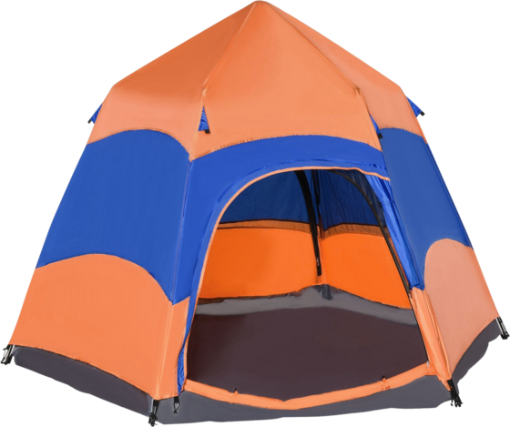 
NORTHIX, 
Family Tent Quick-up Tent Double Wall Tent For 4-6 People 4 Seasons Waterproof With Mosquito Net 2 D, 
Detail 1
