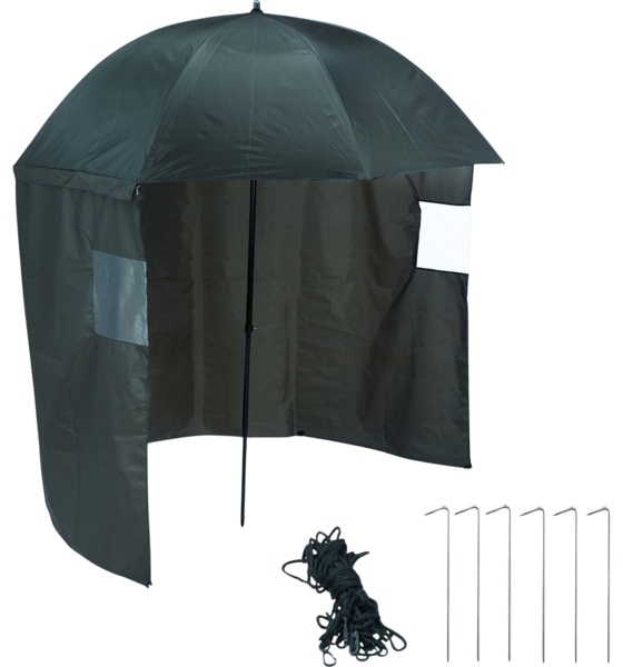 
NORTHIX, 
Fishing Umbrella With Side Panel, 
Detail 1
