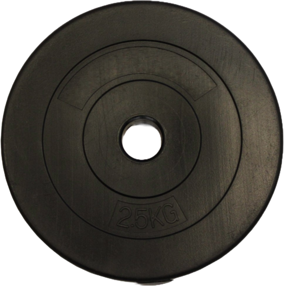 
FIT ´N SHAPE, 
Fit'n Shape Vinyl Weight Plate (2x2.5-15kg) 30mm - 2,5 Kg, 
Detail 1
