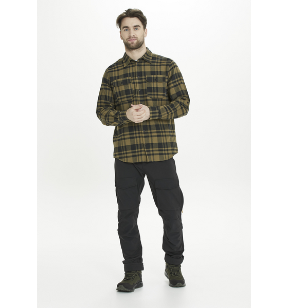 952415106101 WHISTLER Flannel Outdoor Shirt  Model01 Detail